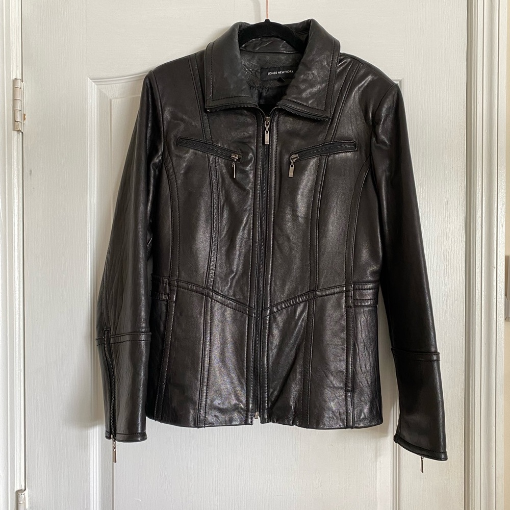 Jones New York Women’s Leather Jacket